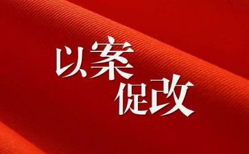 以案促改对照材料优质8篇