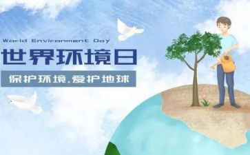 六五环境日活动策划6篇