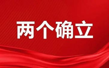 两个确立的心得体会5篇