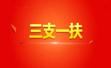 三支一扶个人总结5篇