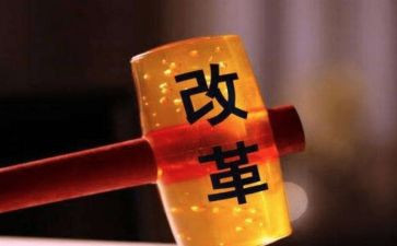 体制改革心得体会5篇