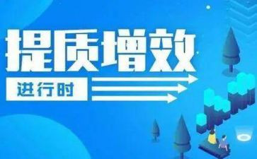 提质增效工作总结6篇