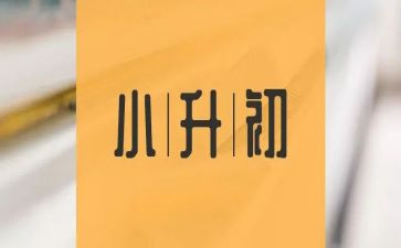 2023小升初工作计划6篇