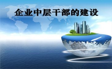 2024中层干部个人总结6篇